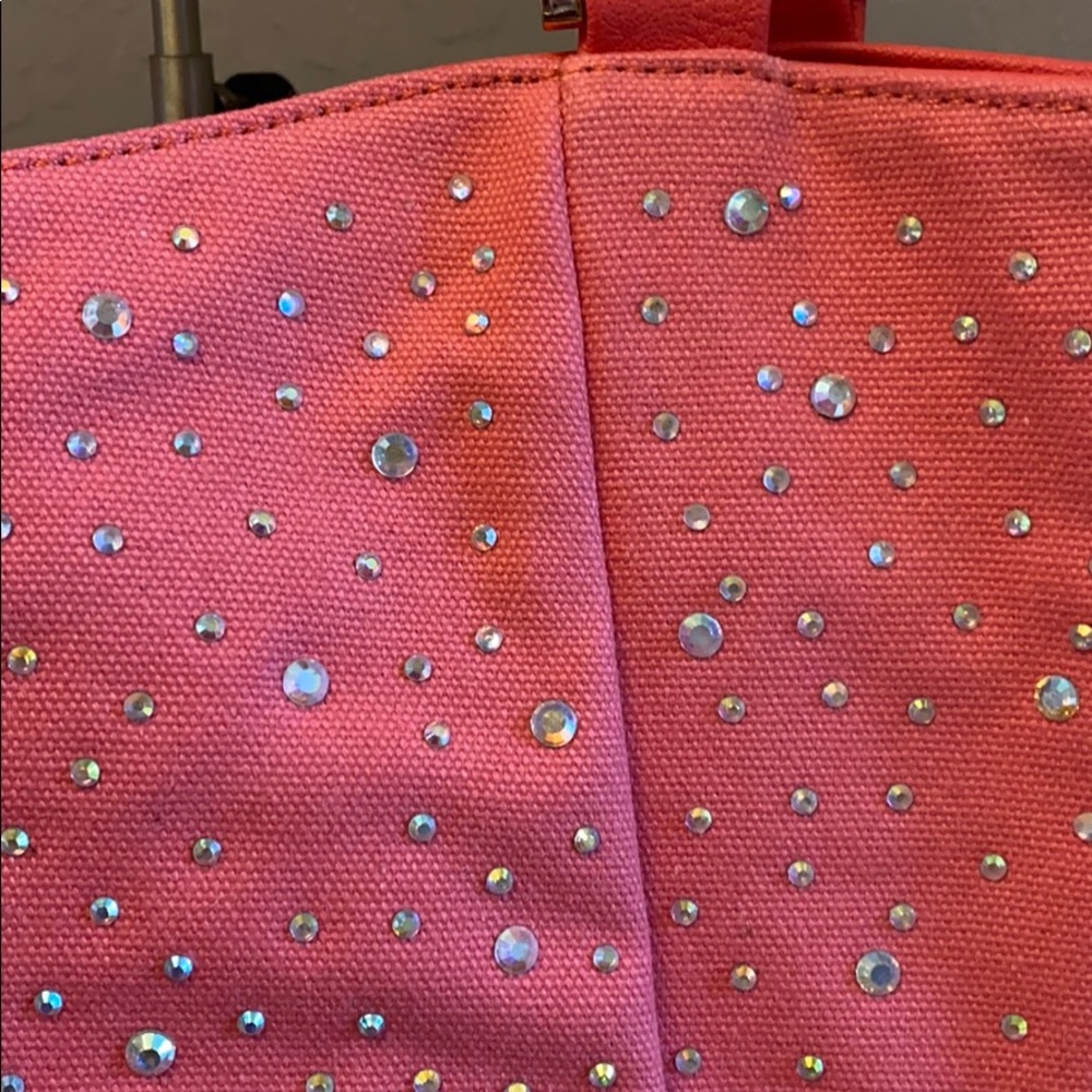 Pink Rhinestone Tote - Picture 2 of 4